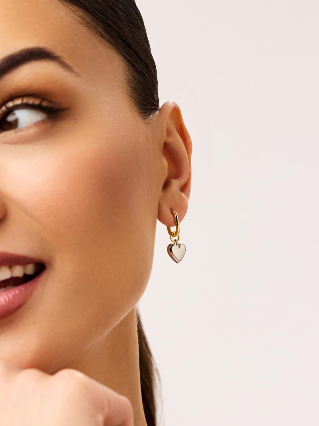Wesley Heart Earrings
