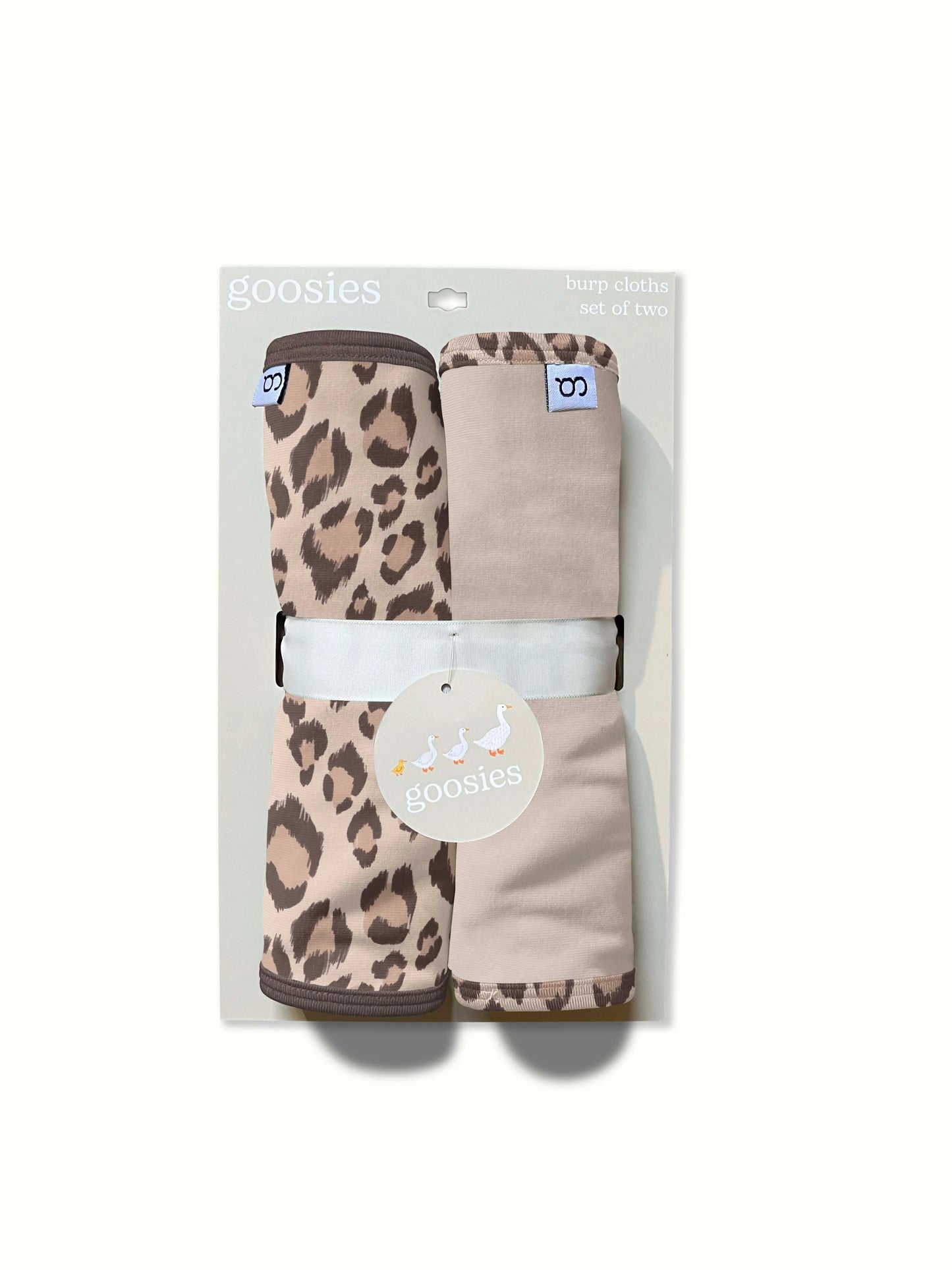 Burp Cloth Sets- Classic Leopard