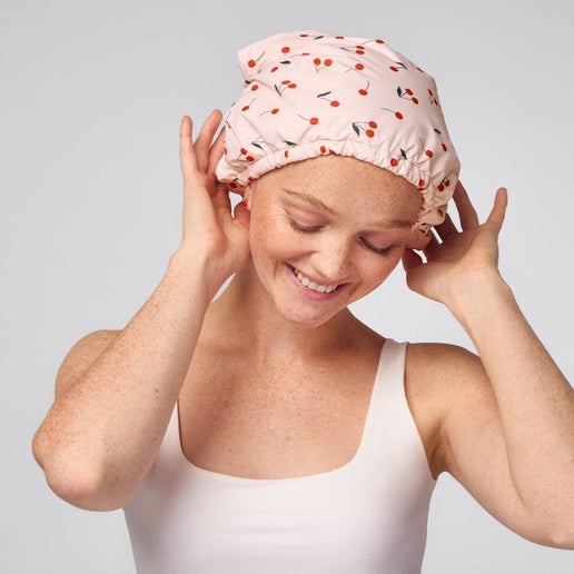 Satin-Lined Flexi Shower Cap