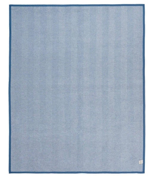 Harborview Herringbone Cornflower Blanket: Original