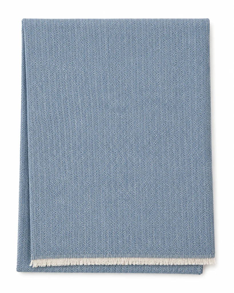 Cotton Mini Herringbone- Denim