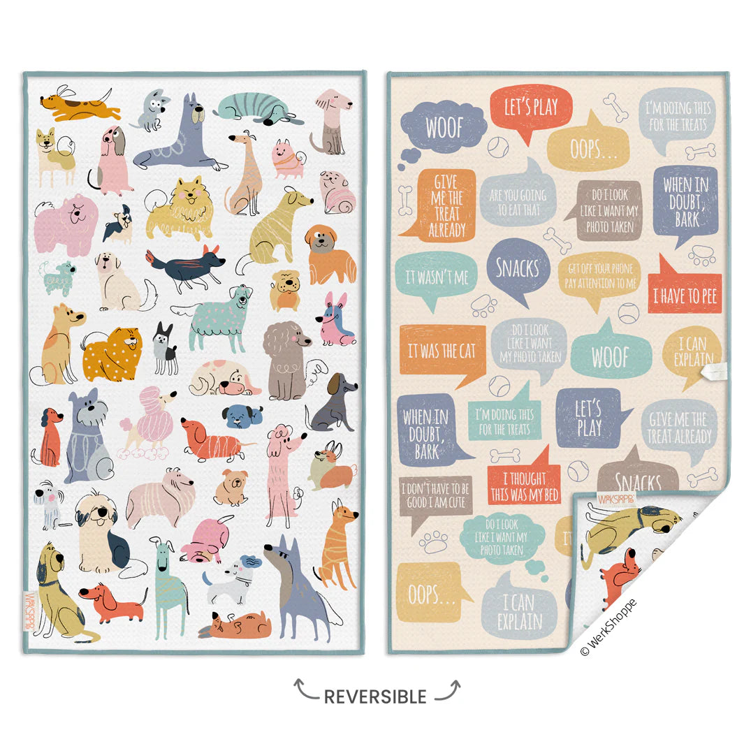 If Dogs Could Talk - Microfiber Towel
