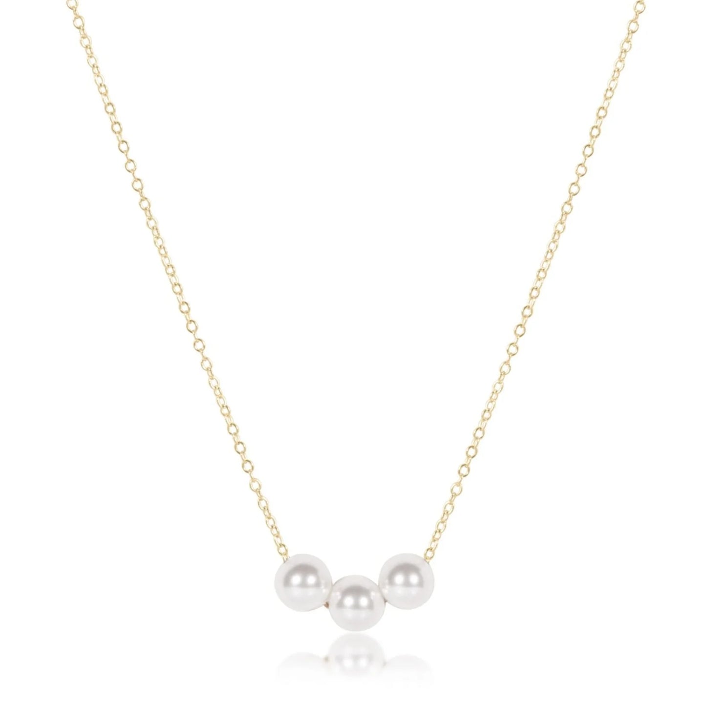 16" necklace gold - joy pearl