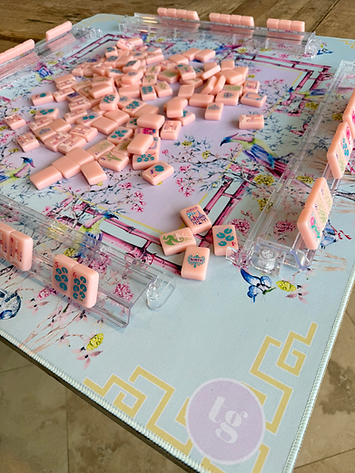 Mahjong Mat- Emma's Garden