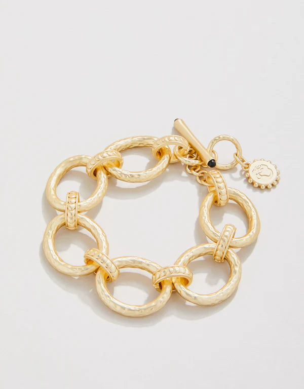 Oh So Chunky Toggle Bracelet Gold