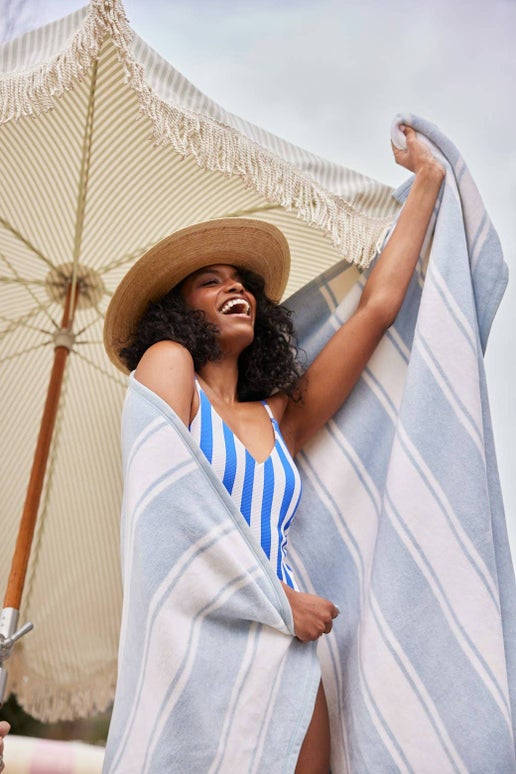 Beachy Stripe Blanket: Original