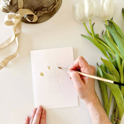 Emily Lex Easter Paintable Notecards