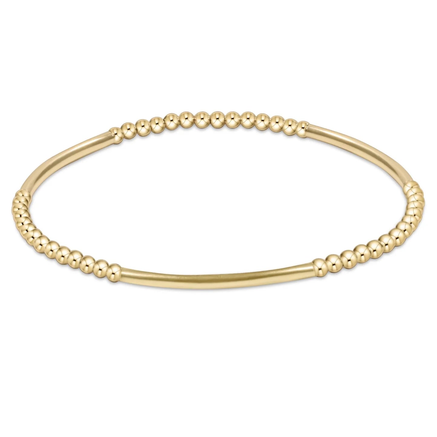 enewton Bliss Bar 2.5mm Bead Bracelet Gold