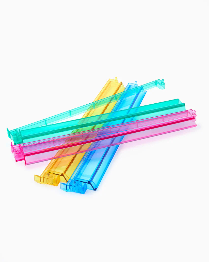 Multicolor Acrylic Rack and Pusher Set