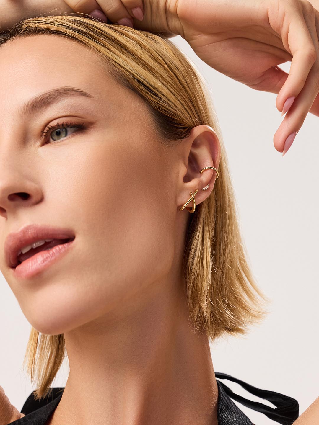 Sloane Gold Stud Earrings