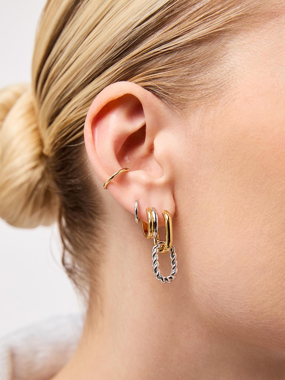 Ash Double Hoop Earrings