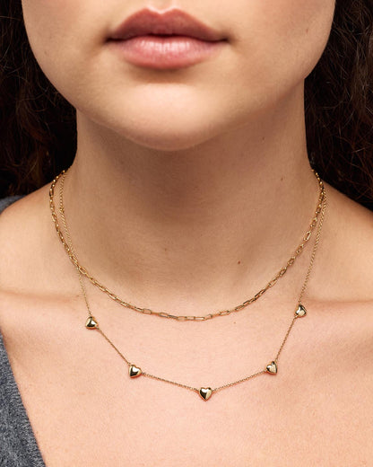 Laura Slim Gold Link Chain Necklace