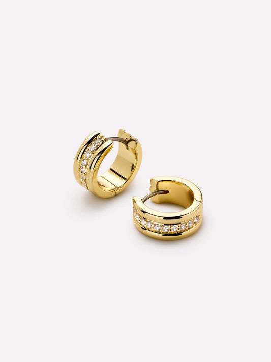 Asher Triple Huggie Earrings