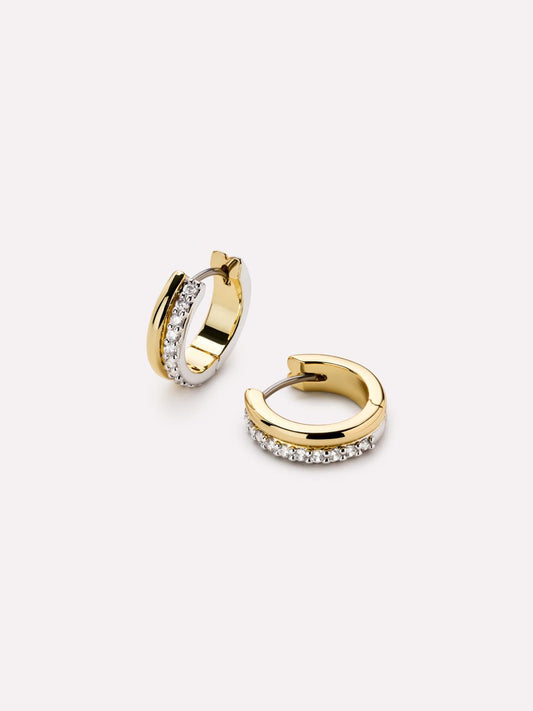 Asher Pave Huggie Earrings