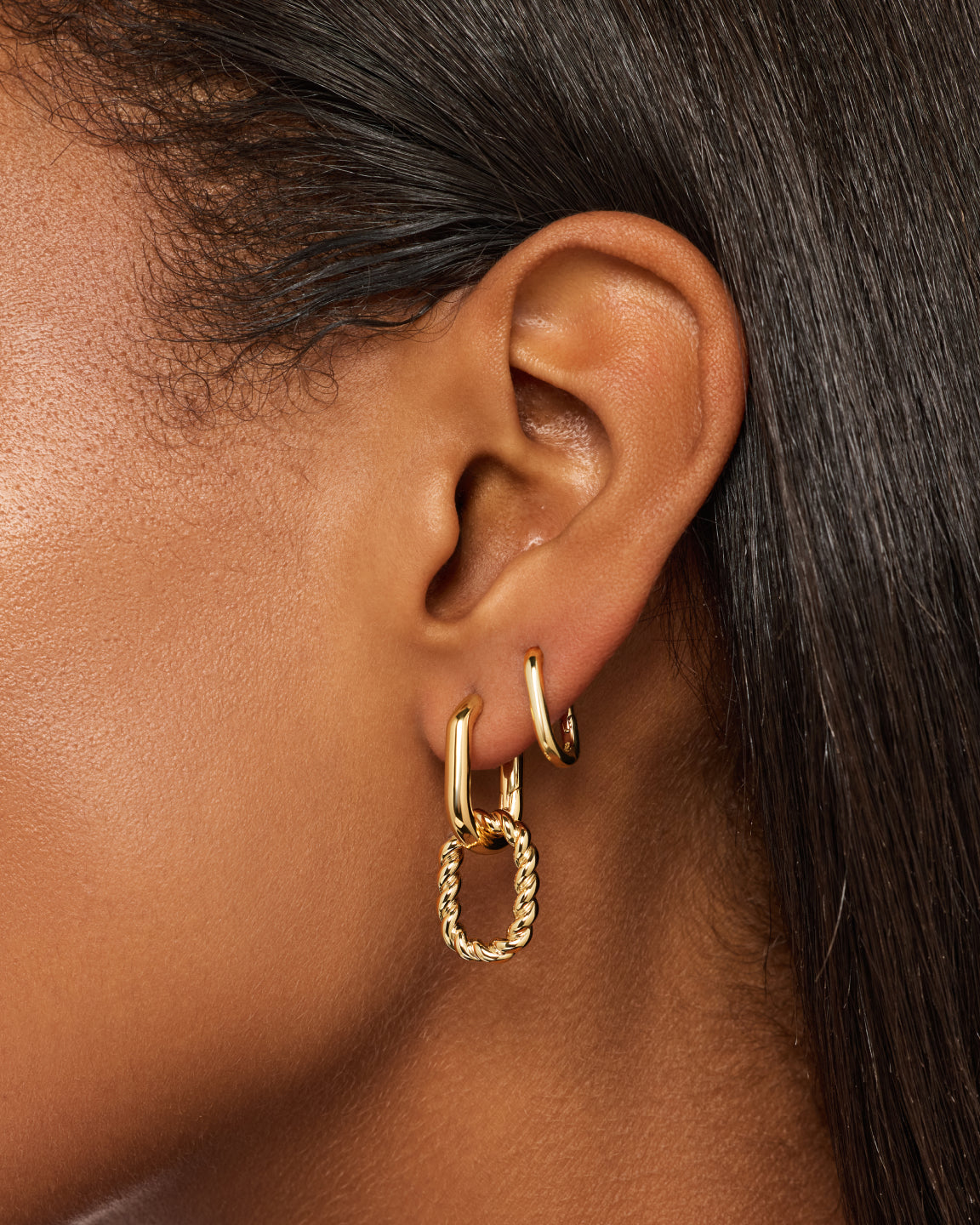 Ash Double Hoop Earrings