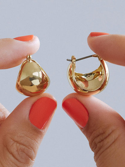 Abby Gold Hoop Earrings