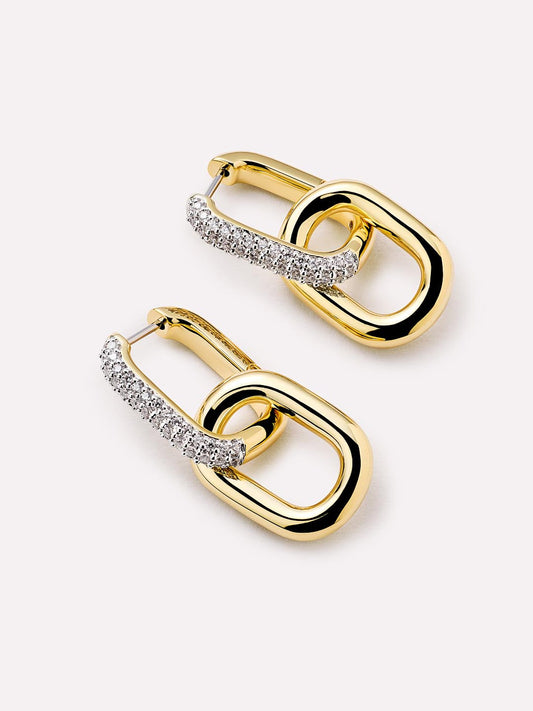 Ash Double Pave Earrings