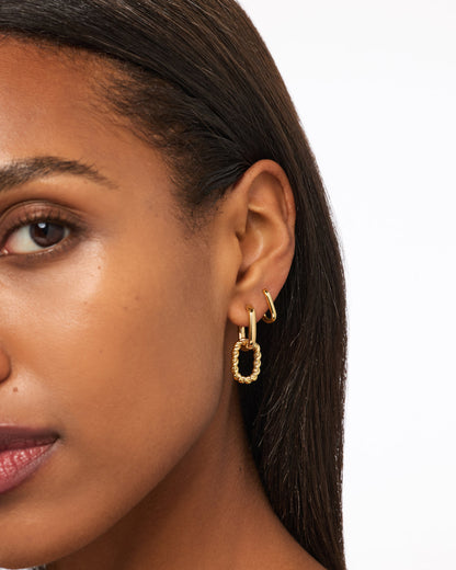 Ash Double Hoop Earrings