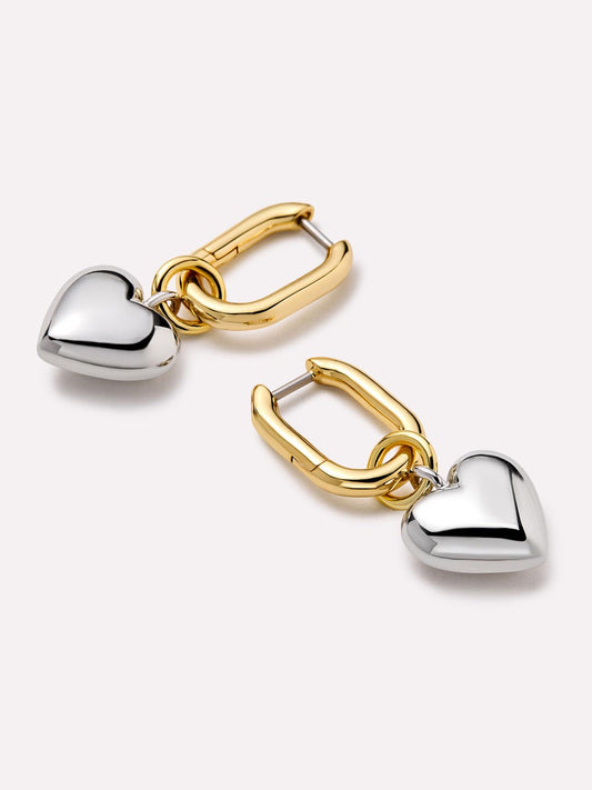 Wesley Heart Earrings