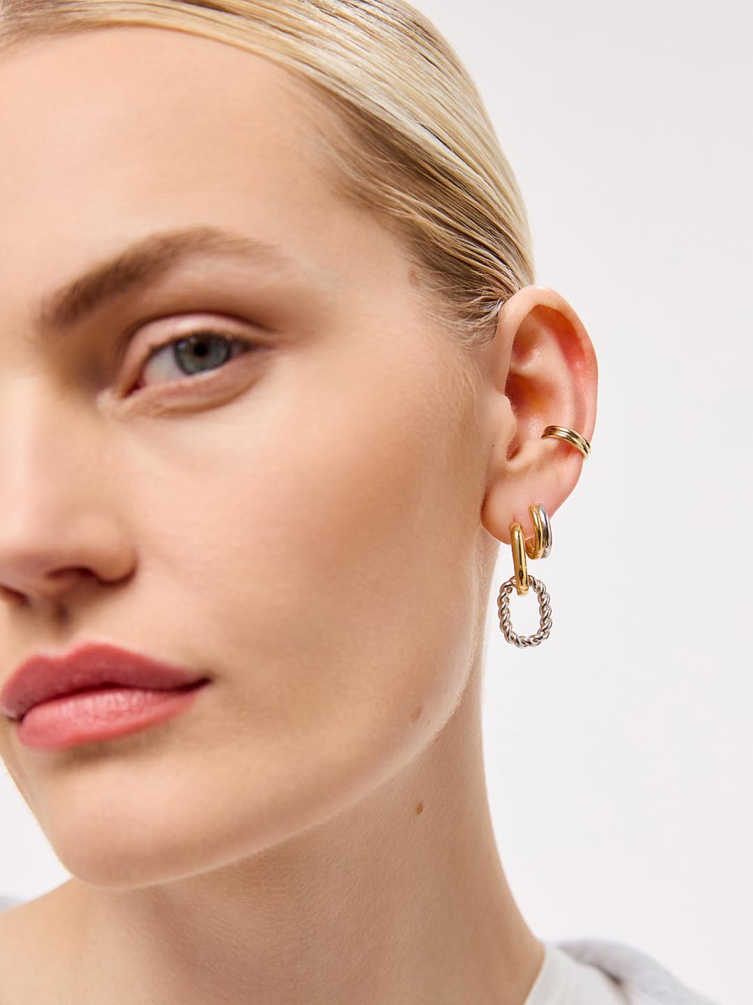Ash Double Hoop Earrings