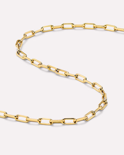 Laura Slim Gold Link Chain Necklace