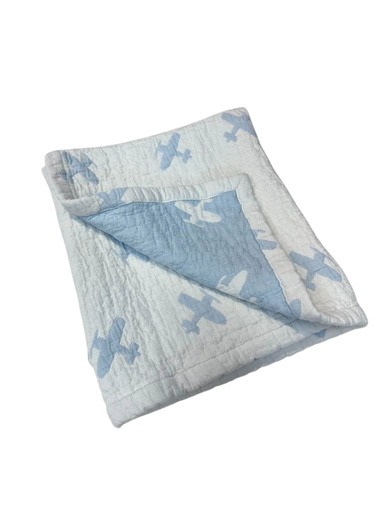 Airplane Baby Blanket