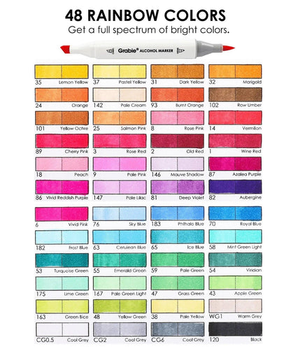 Alcohol Markers Dual-Tip