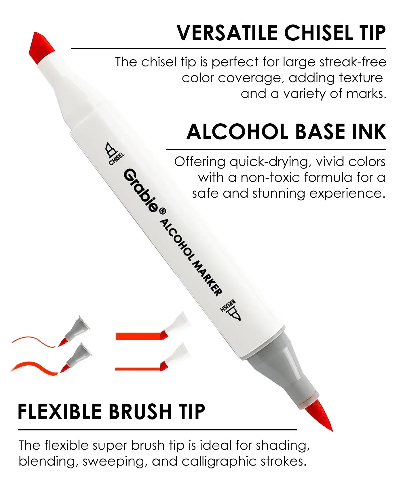 Alcohol Markers Dual-Tip