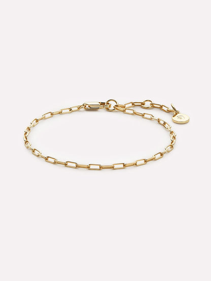 Poetry Slim Link Chain Bracelet