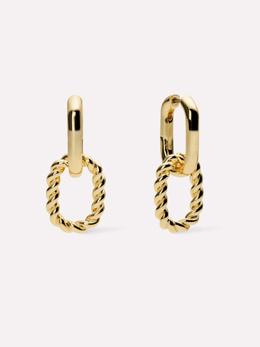 Ash Double Hoop Earrings