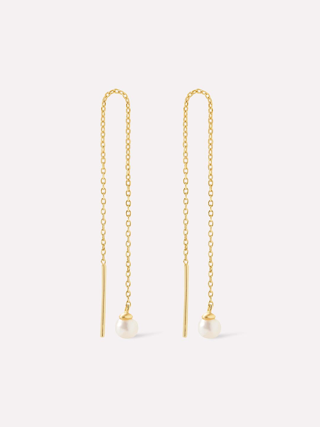 Abrielle Pearl Threader Earrings