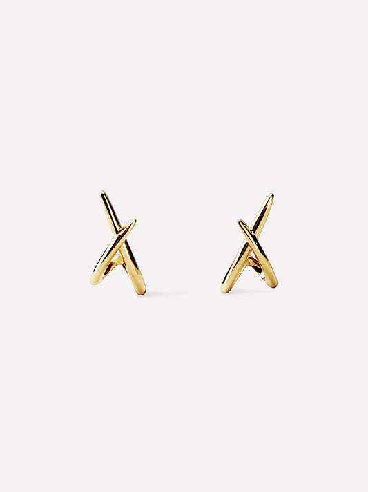 Sloane Gold Stud Earrings