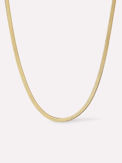 Ina Herringbone Chain Necklace
