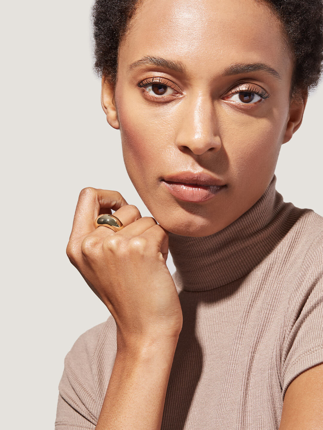 Noa Gold Dome Ring
