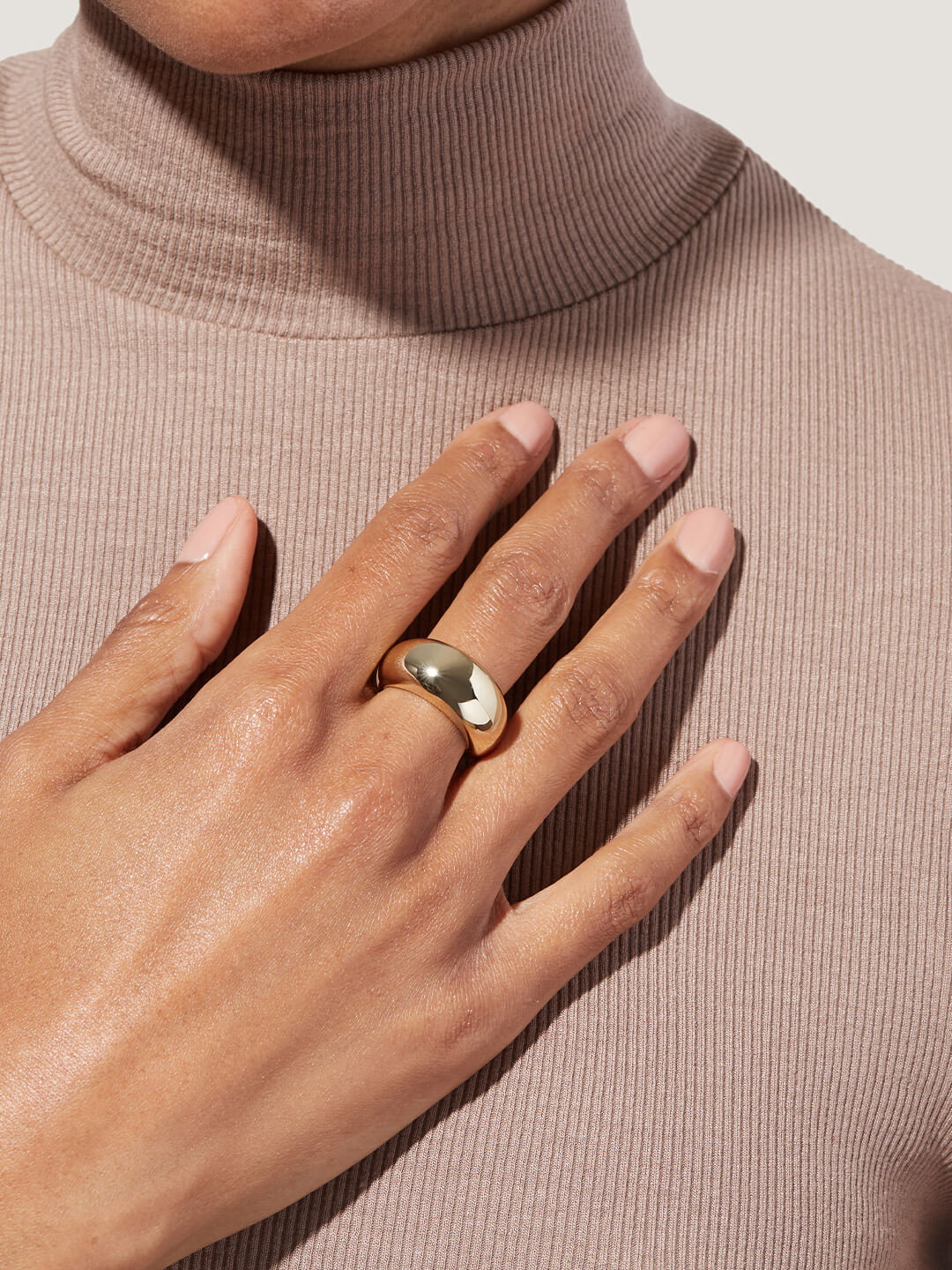 Noa Gold Dome Ring