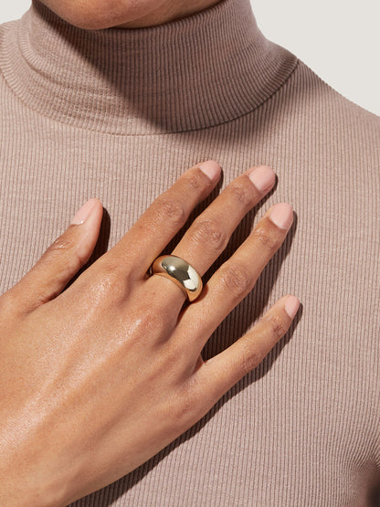 Noa Gold Dome Ring