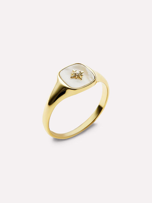 Amara Mother of Pearl Ring