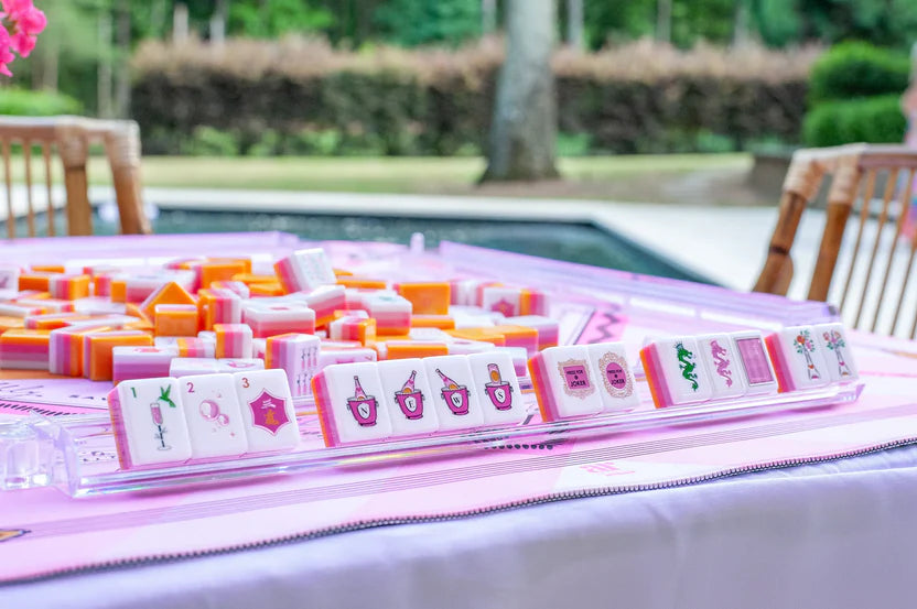 Bams & Bubbly Mahjong Tiles - Champagne