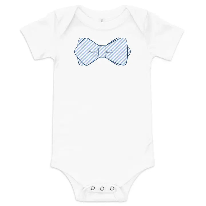 Blue Bowtie Onesie