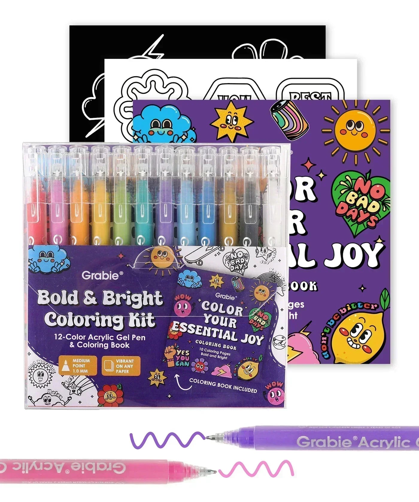 Bold & Bright Coloring Kit