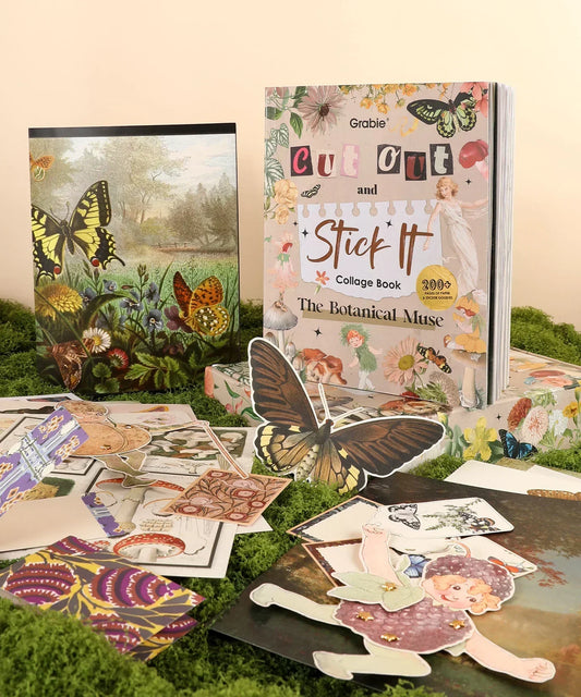 The Botanical Muse Collage Activity Book