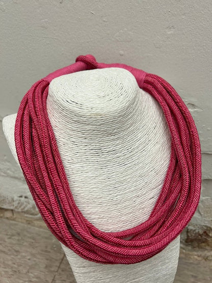 Slub 8-Strand Necklace