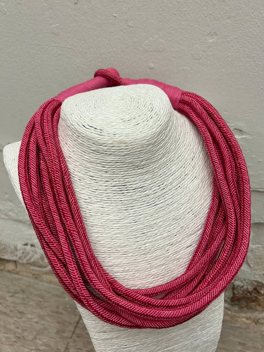 Slub 8-Strand Necklace