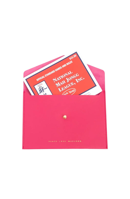 Magenta Card Clutch