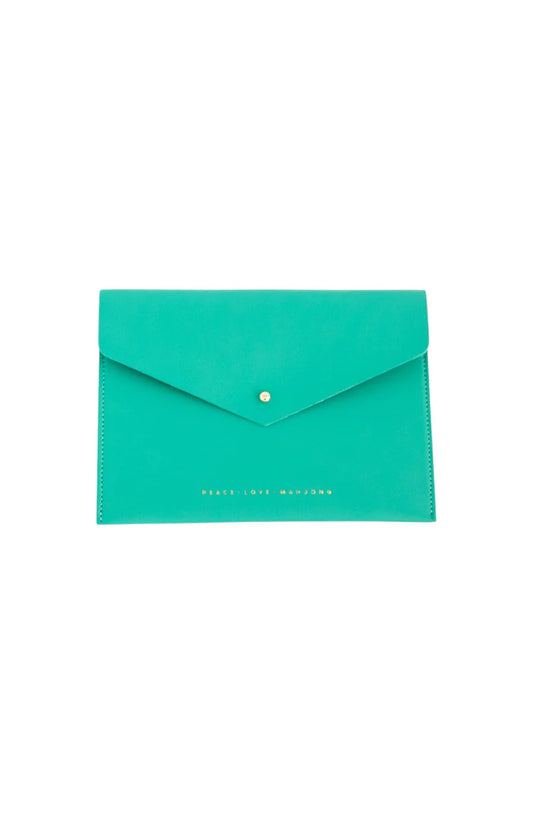Teal Card Clutch