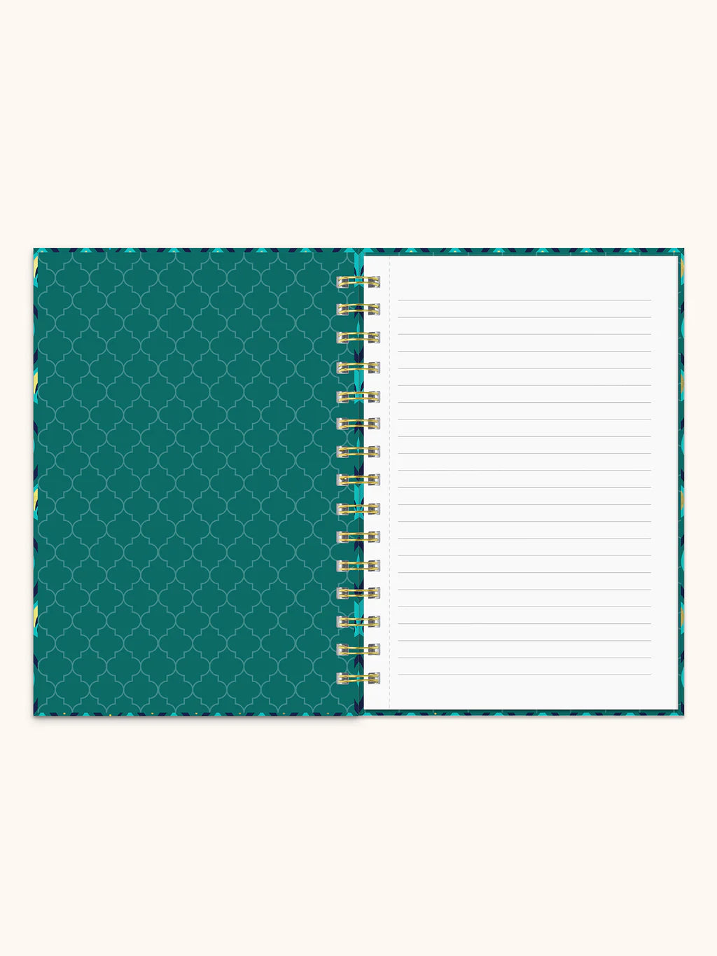 Cascading Plumes Oliver Notebook With Pen Pocket
