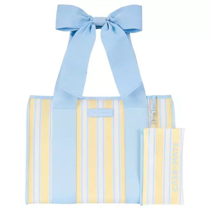 Case-Mate Cabana Stripe Bow Jelly Tote Bag