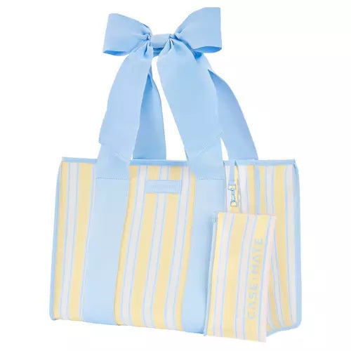 Case-Mate Cabana Stripe Bow Jelly Tote Bag