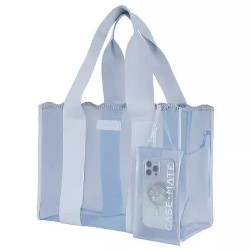 Case-Mate Carolina Blue Crochet Wave Jelly Tote Bag