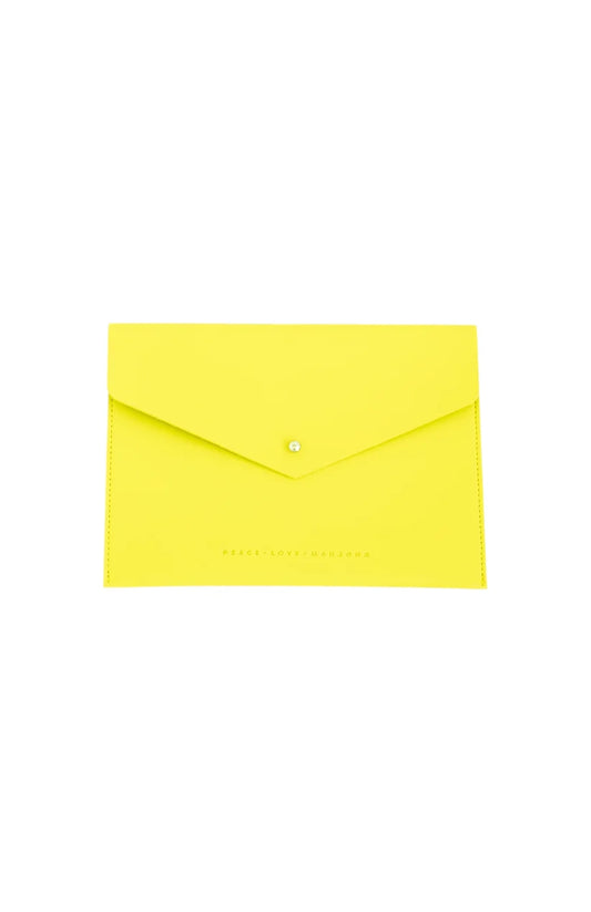 Chartreuse Card Clutch